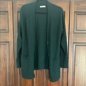 Sonoma Dark Green Cardigan Sweater, Size L